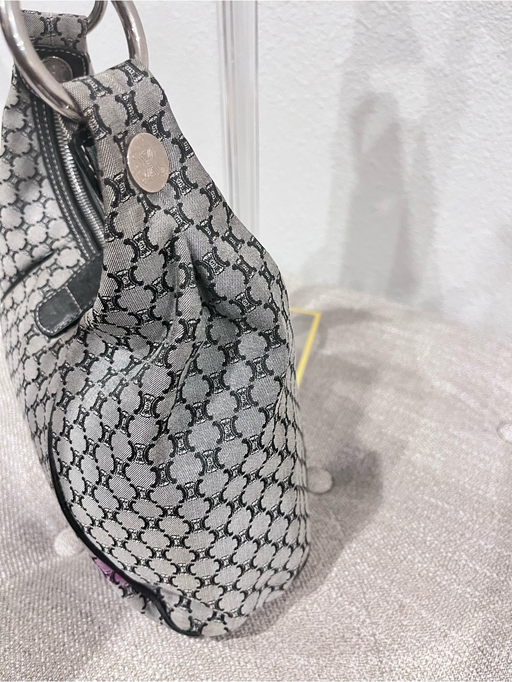 CELINE MACADAM SHOULDER BAG. - Picture 9 of 13